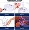2 Pack 4th of July Decorations Patriotic Lights, LED Neon Star Signs Battery/USB Powered, Red White Blue Lights with Base for Home
